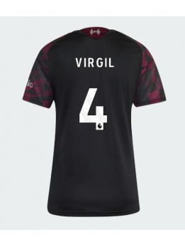 Ženski Nogometna dresi replika Liverpool Virgil van Dijk #4 Tretji 2026-27 Kratek rokav Ženski Nogometna dresi replika Liverpool Virgil van Dijk #4 Tretji 2026-27 Kratek rokav